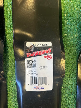 6-repl-usa-blades-john-deere-gy20852-gx21784-la140-la145-la165-d140-d150-160 - 0