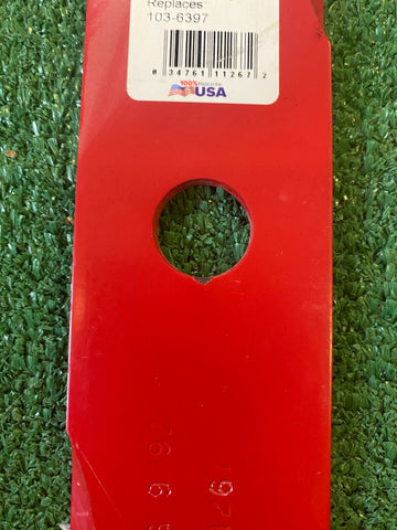 3-usa-made-52-exmark-103-6397-1165175s-copperhead-commercial-mulching-blades - 0