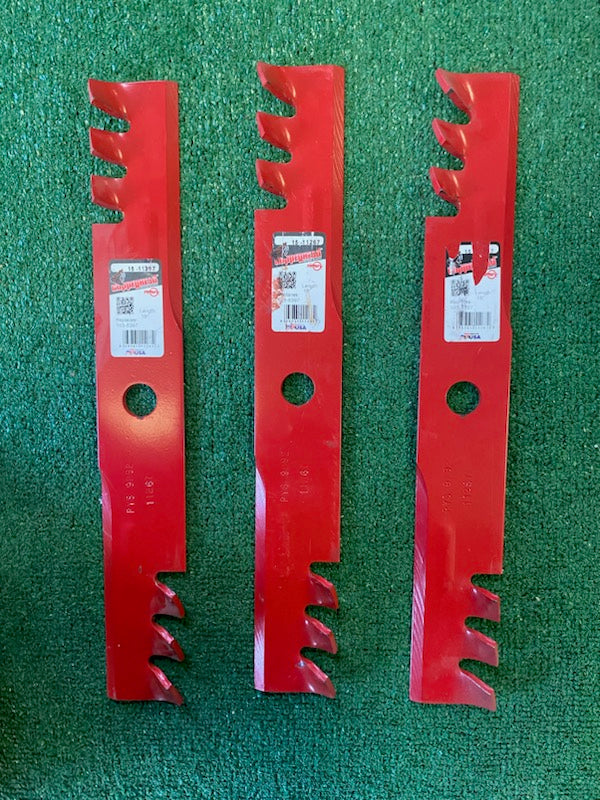 3 USA made 52" EXMARK 103-6397 1165175S  copperhead commercial mulching blades