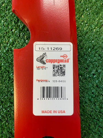 3-usa-44-exmark-high-lift-copperhead-blades-103-6400-103-6400-s-free-shipping - 0