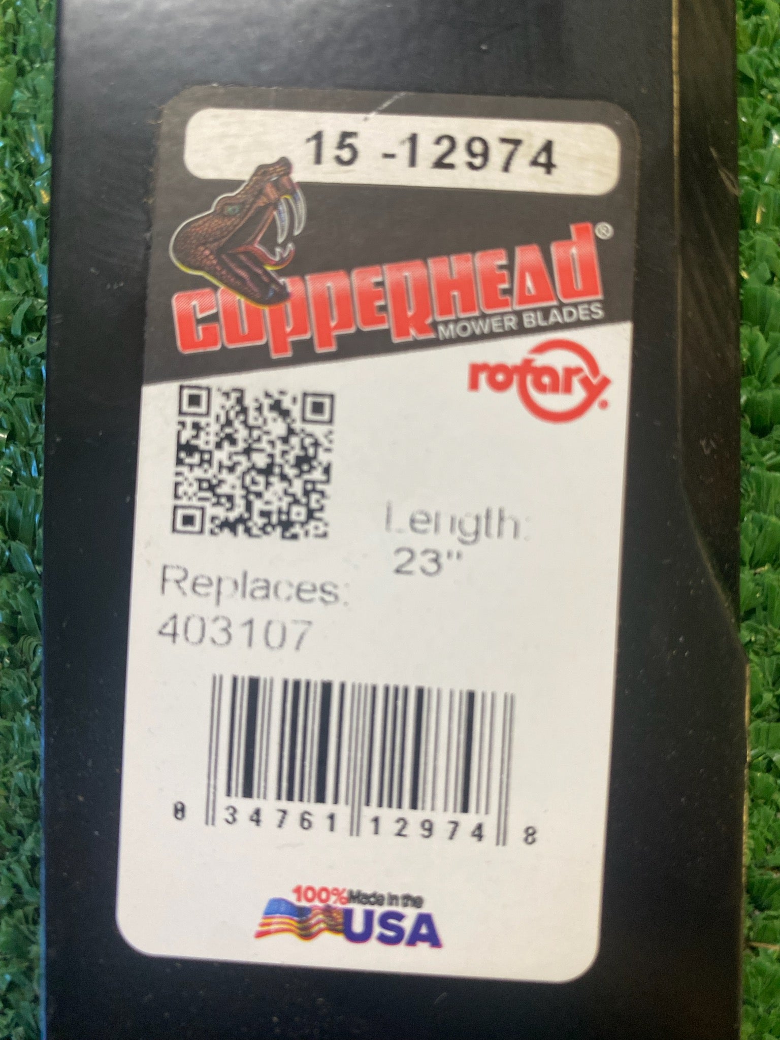 2-USA MADE HEAVY DUTY BLADES-CRAFTSMAN 403107 AYP 405380 HUSQVARNA 532403107 - 0