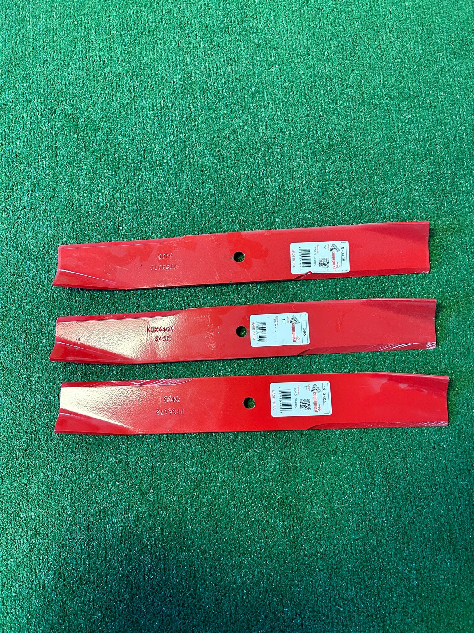 3 USA BLADES FOR TORO 56-2390 56-2390-03 106-0626 108-1127 HIGH LIFT 52"