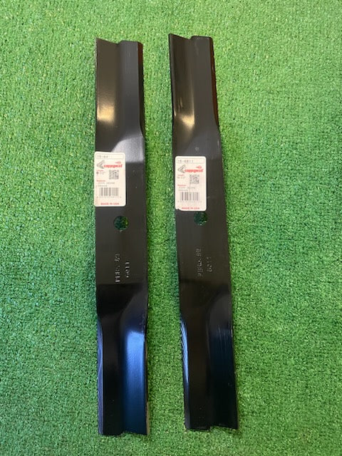 2-usa-made-john-deere-38-cut-mower-blades-repl-m82408-am-100946-am100946