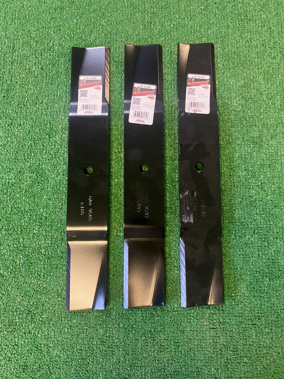 3 USA MADE HEAVY DUTY BLADES SNAPPER 7079369 7079369YP 79369 48" CUT