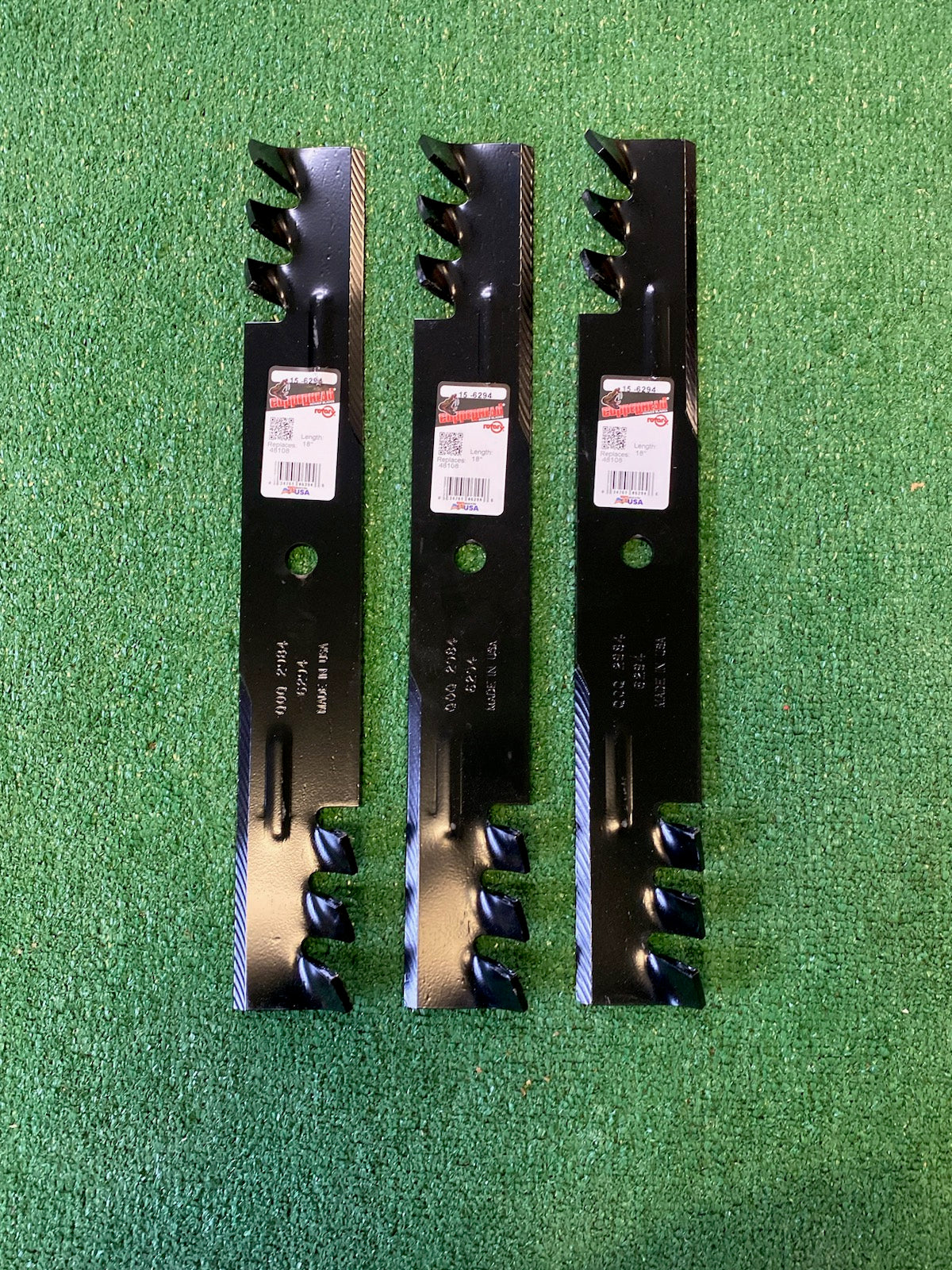 3 USA MADE 52" deck Toro 105-7779-03 copperhead mulching blades free shipping