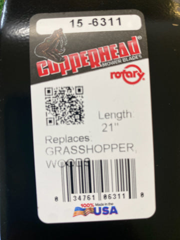 3-usa-60-country-clipper-h-2122-h-2203-copperhead-mulching-blades-free-shipping - 0