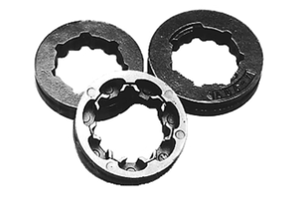 HUSQVARNA 501598002 640200215 TOOL STEEL SPROCKET CHAINSAW RIM 3/8" STD 7 TOOTH 3 PACk