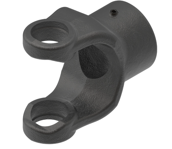 SERIES 6 SHEARPIN YOKE FOR TRACTOR PTO SHAFTS- 1-3/8" SMOOTH BORE W/ 1/2" HOLE