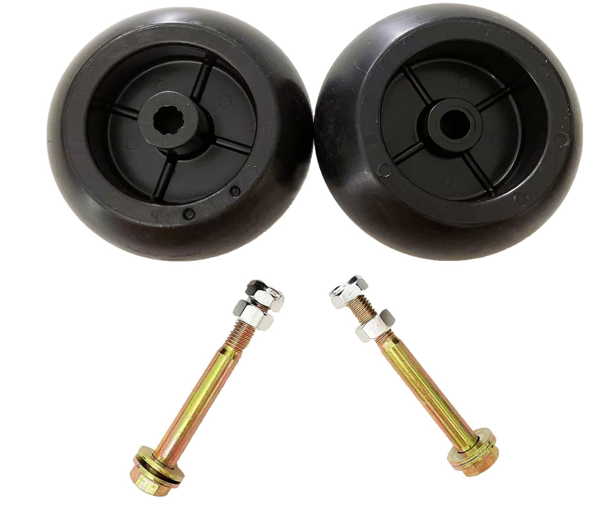 (2) REPLACEMENT HUSTLER ANTI SCALP DECK WHEEL KIT 788166 31997 781567 781708